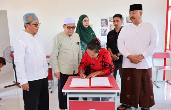 Bupati Kukar Resmikan Gedung Baru SMPN dan Posyandu di Dua Kecamatan